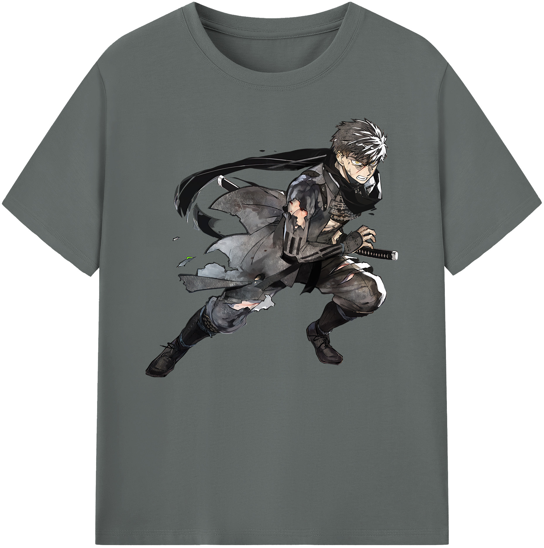 （画像用） 刀剣乱舞 Touken Ranbu 綿100％ メンズ半袖Tシャツ｜肌触りやわらか＆通気性